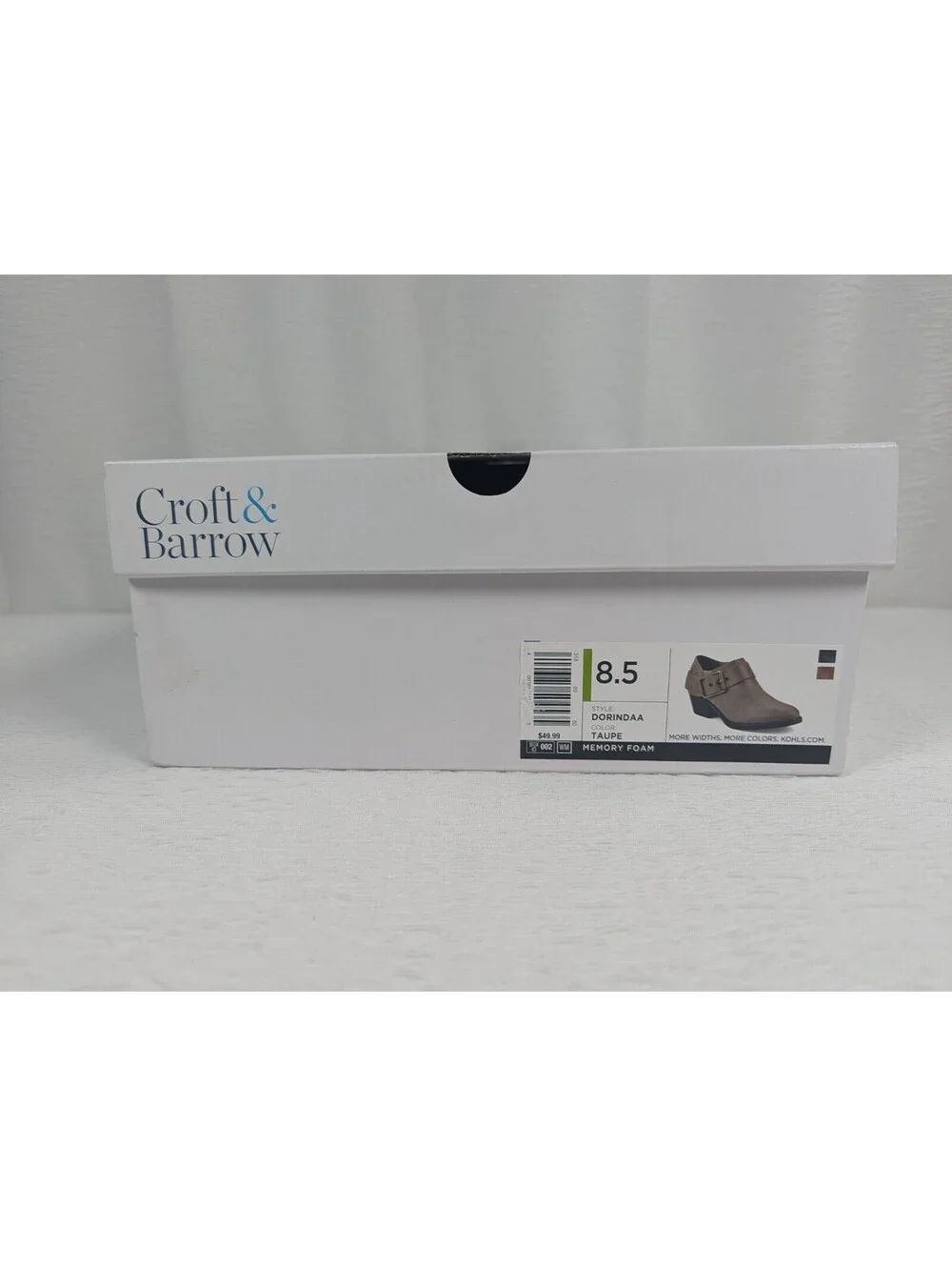 Croft & Barrow - Dorindaa - Buckle - Zippper - Women's Ankle Boots - Size: 8.5